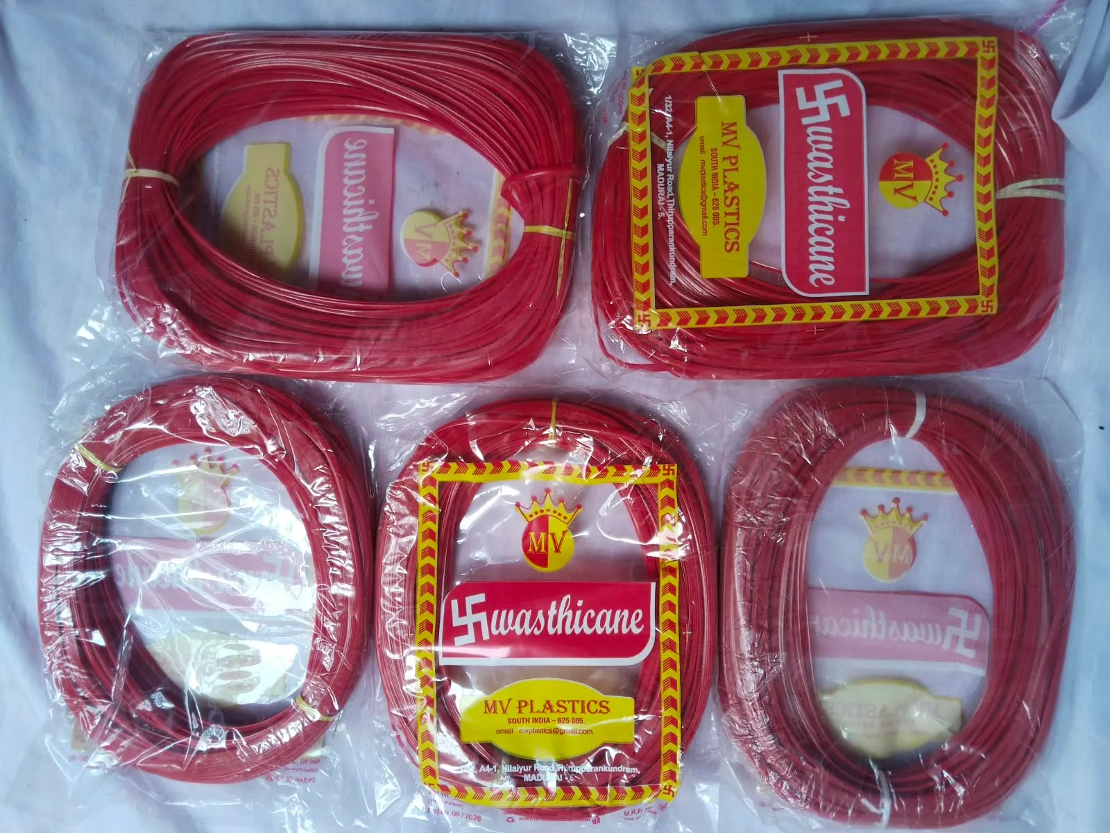 1kg red colour pack of 5 deluxe wire premium quality