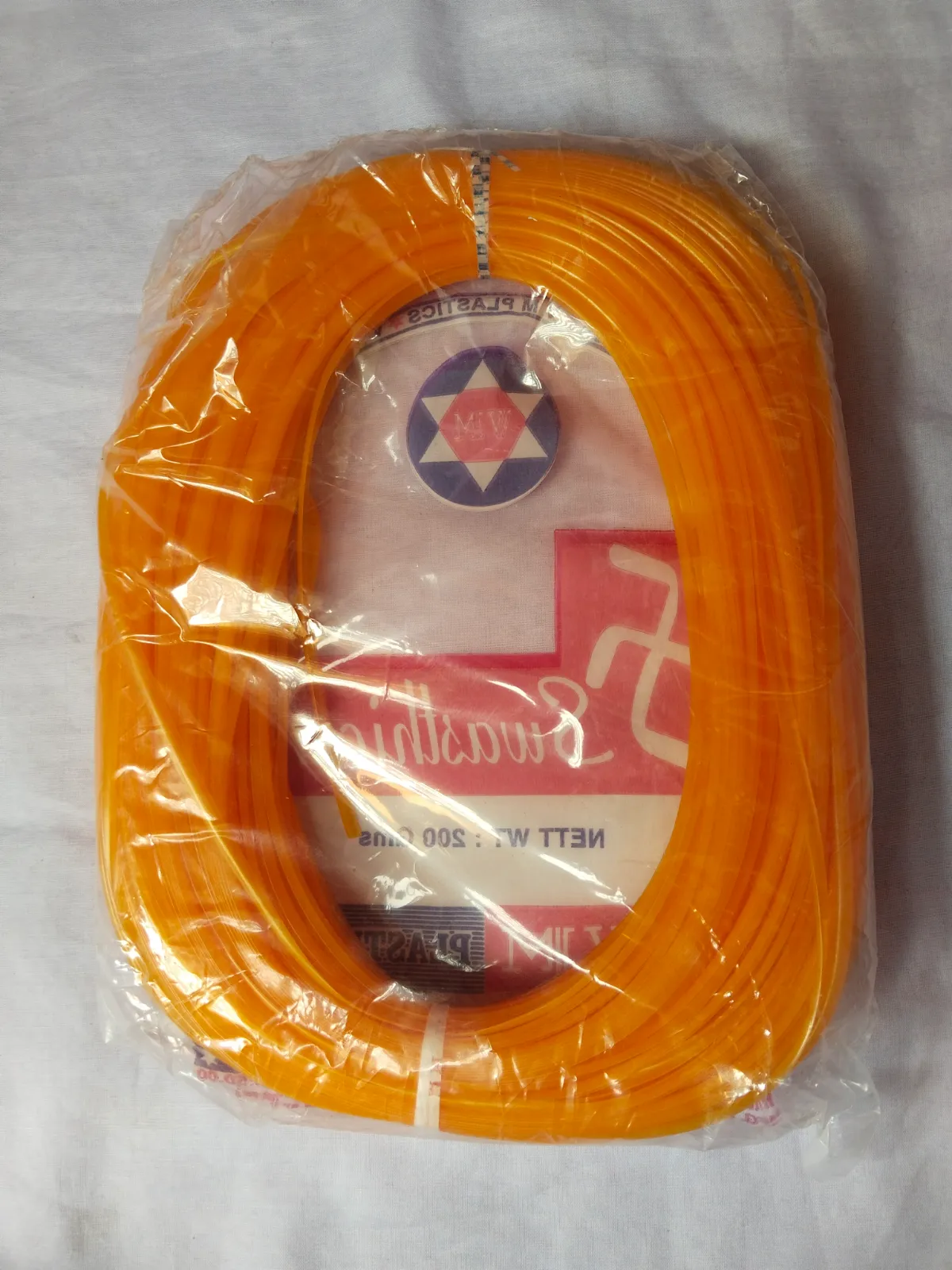 Glass light orange premium quality pack of 1