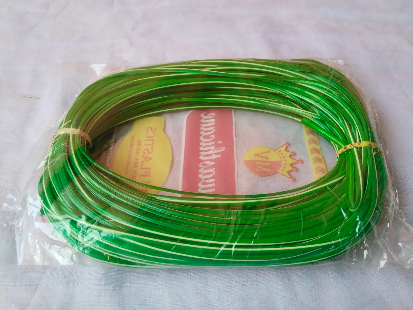 Disco pack of 2 light green premium quality wire for basket making