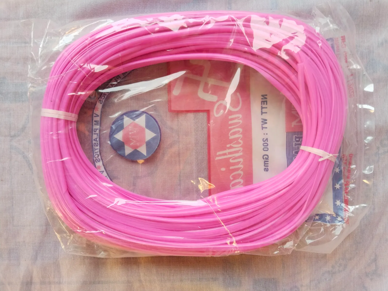 1kg glass pink colour pack of 5 premium quality wire for basket making 2