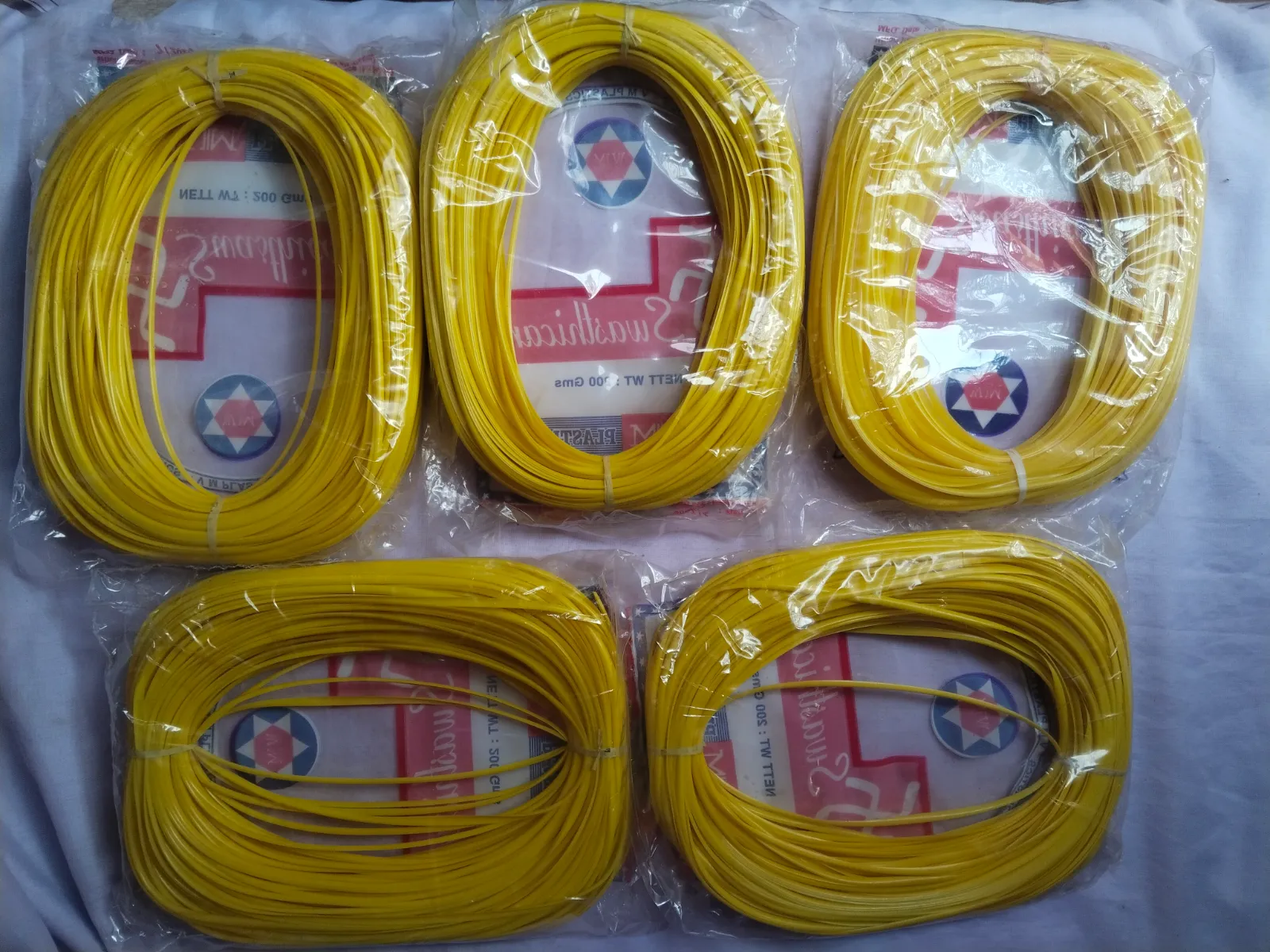 Glass yellow premium quality pack of 1 2