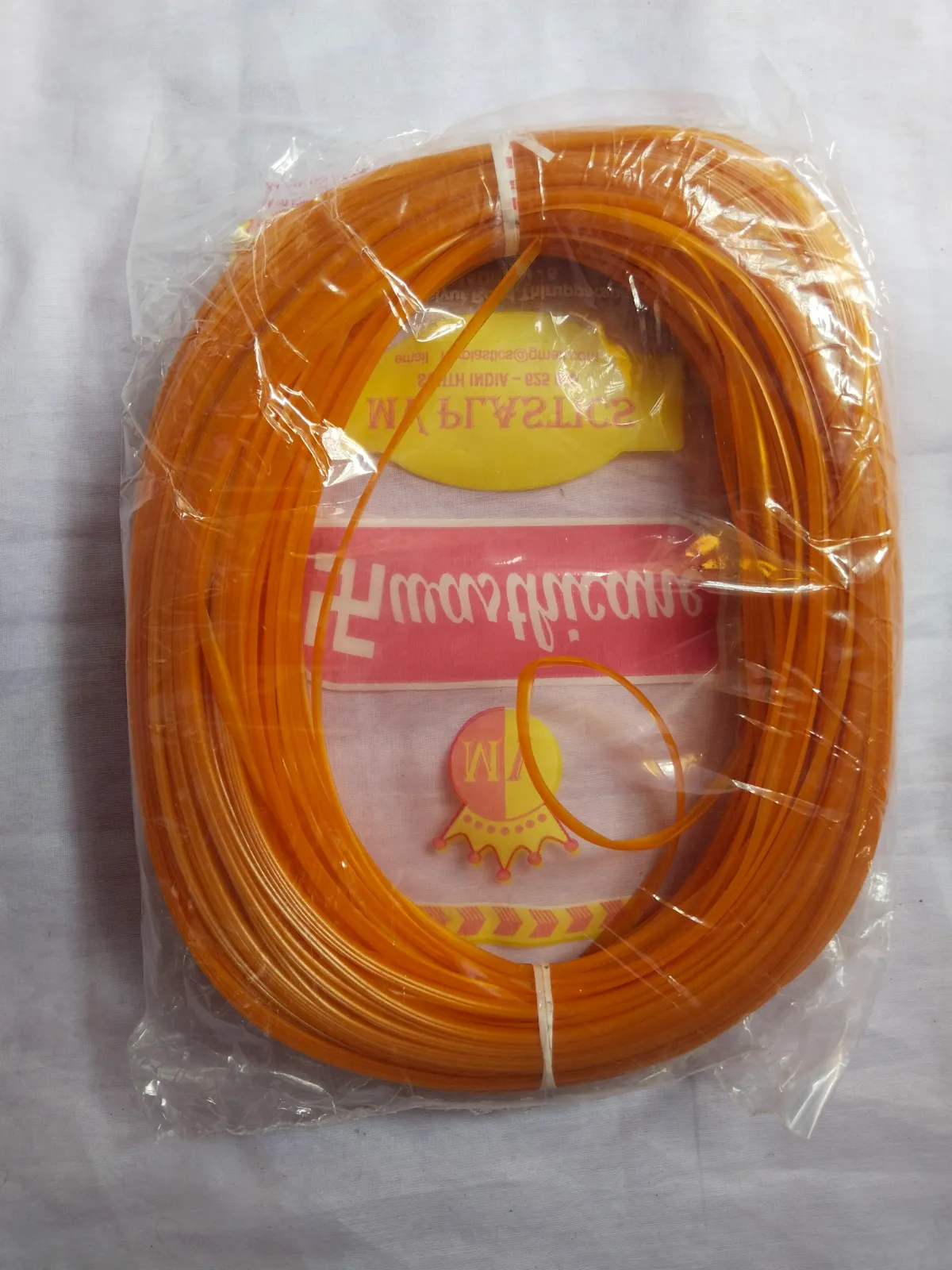 Glass dark Orange premium quality pack of 1