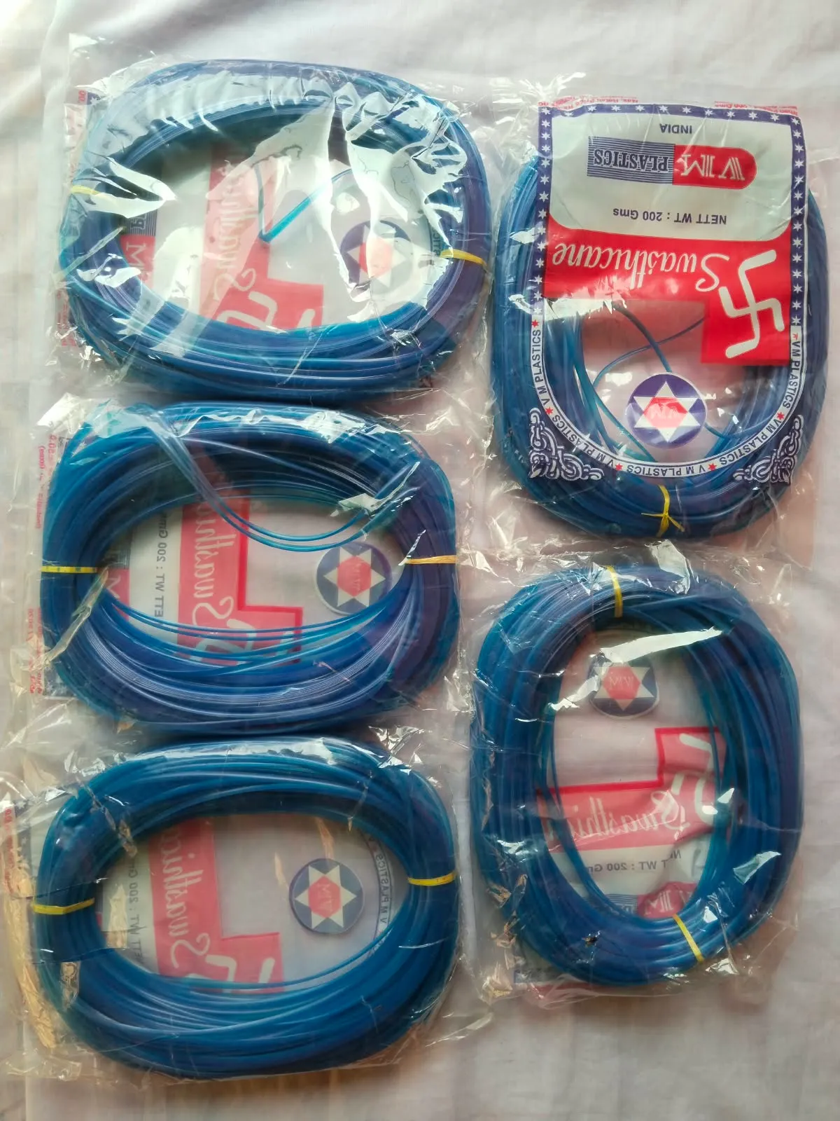 1kg blue glass wire pack of 5 premium wire for basket making