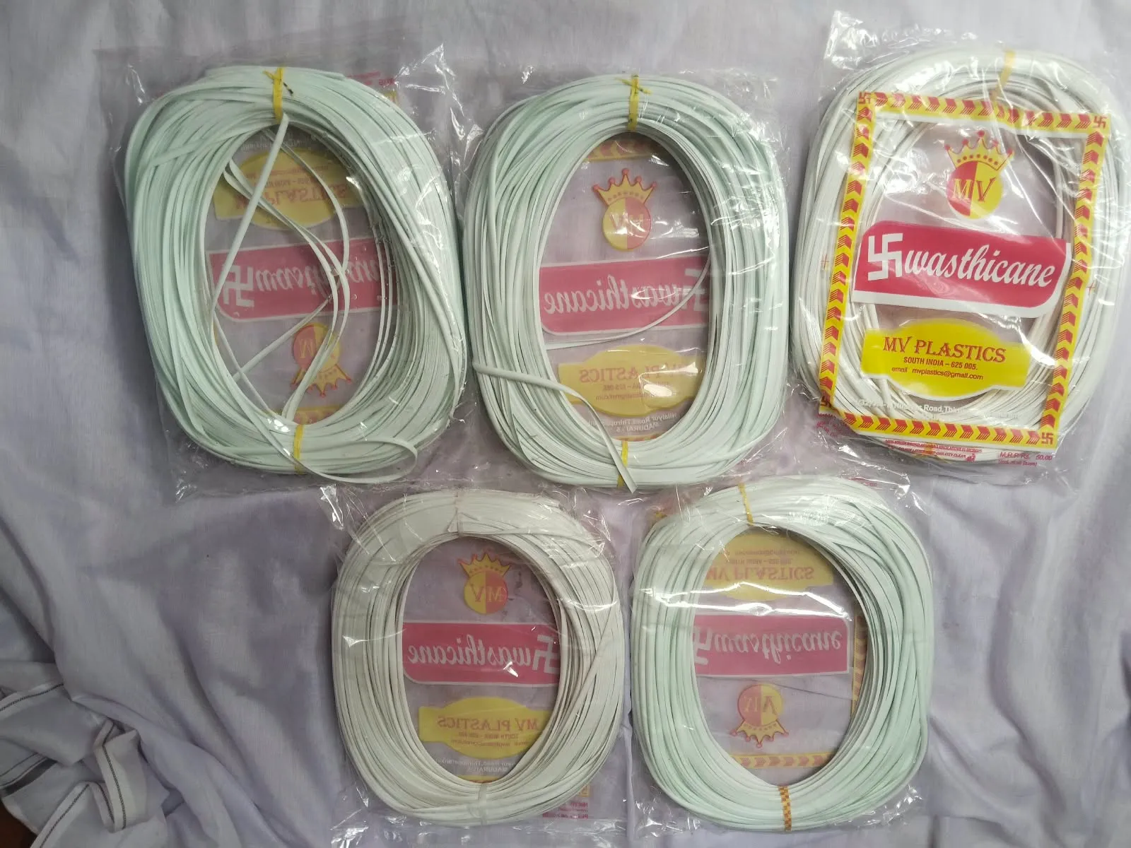 1kg deluxe white colour pack of 5 premium quality handmade