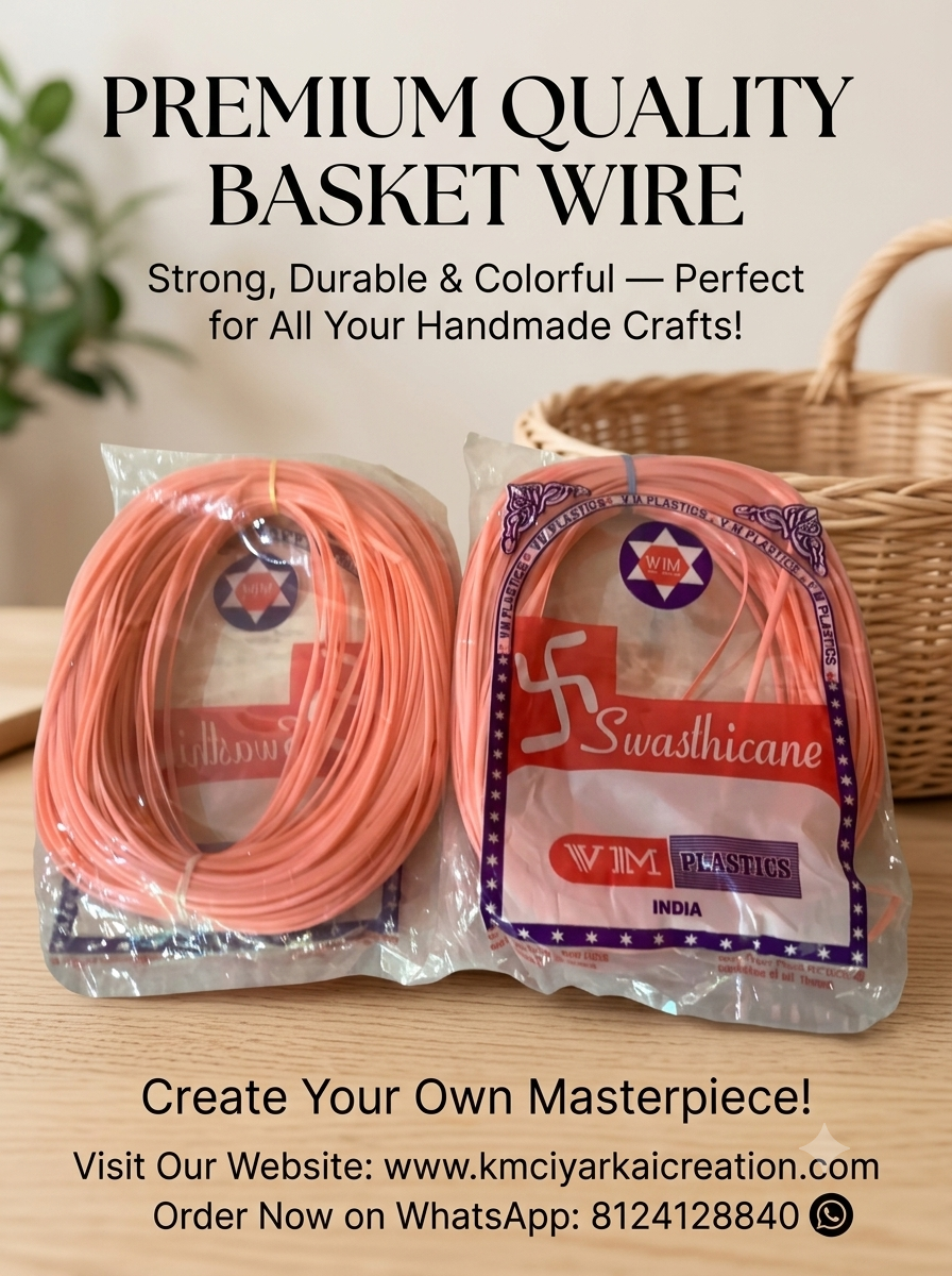 Deluxe peach pack of 1 for making wire basket light orange premium quality wires